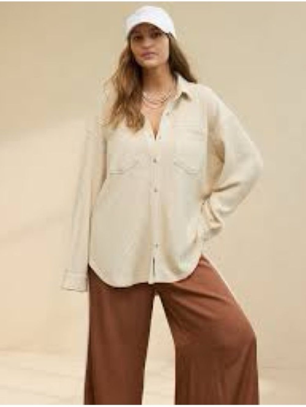 Aerie Waffle-Knit Shirt Jacket